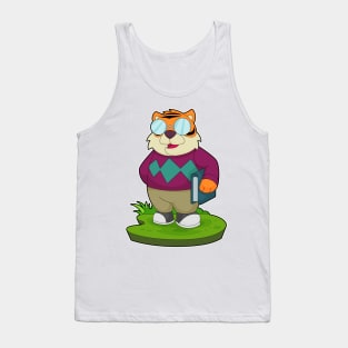 Tiger Pensioner Book Tank Top